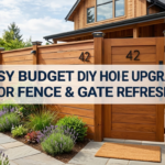 3 Easy Budget DIY Home Upgrades for Fence & Gate Refresh