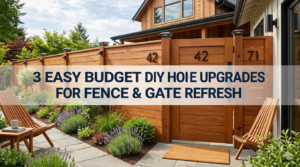 3 Easy Budget DIY Home Upgrades for Fence & Gate Refresh