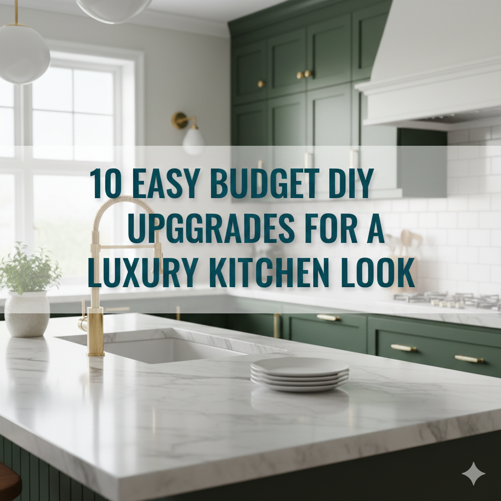 10 Easy Budget DIY Home Upgrades for a Luxury Kitchen Look