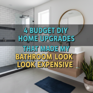 4 Budget DIY Home Upgrades That Made My Bathroom Look Expensive