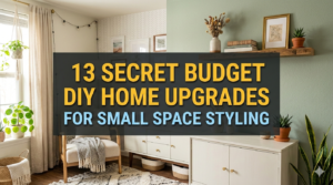 13 Secret Budget DIY Home Upgrades for Small Space Styling