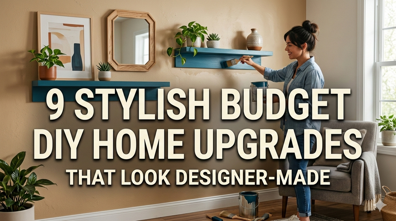 9 Stylish Budget DIY Home Upgrades That Look Designer-Made