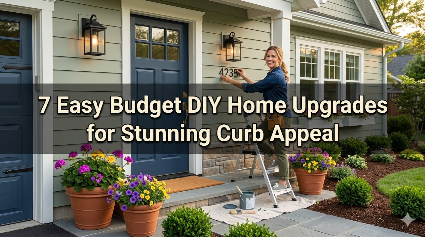 7 Easy Budget DIY Home Upgrades for Stunning Curb Appeal