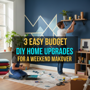 3 Easy Budget DIY Home Upgrades for a Weekend Makeover