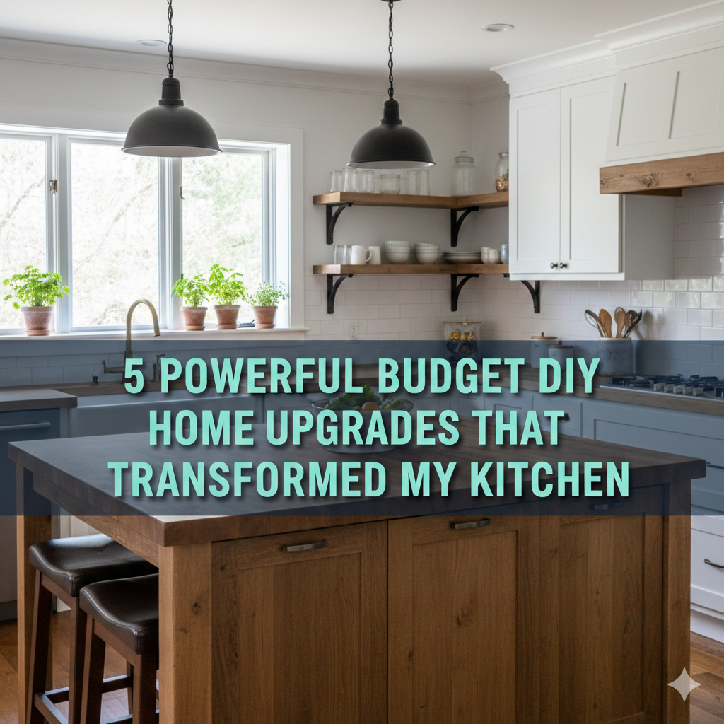 5 Powerful Budget DIY Home Upgrades That Transformed My Kitchen