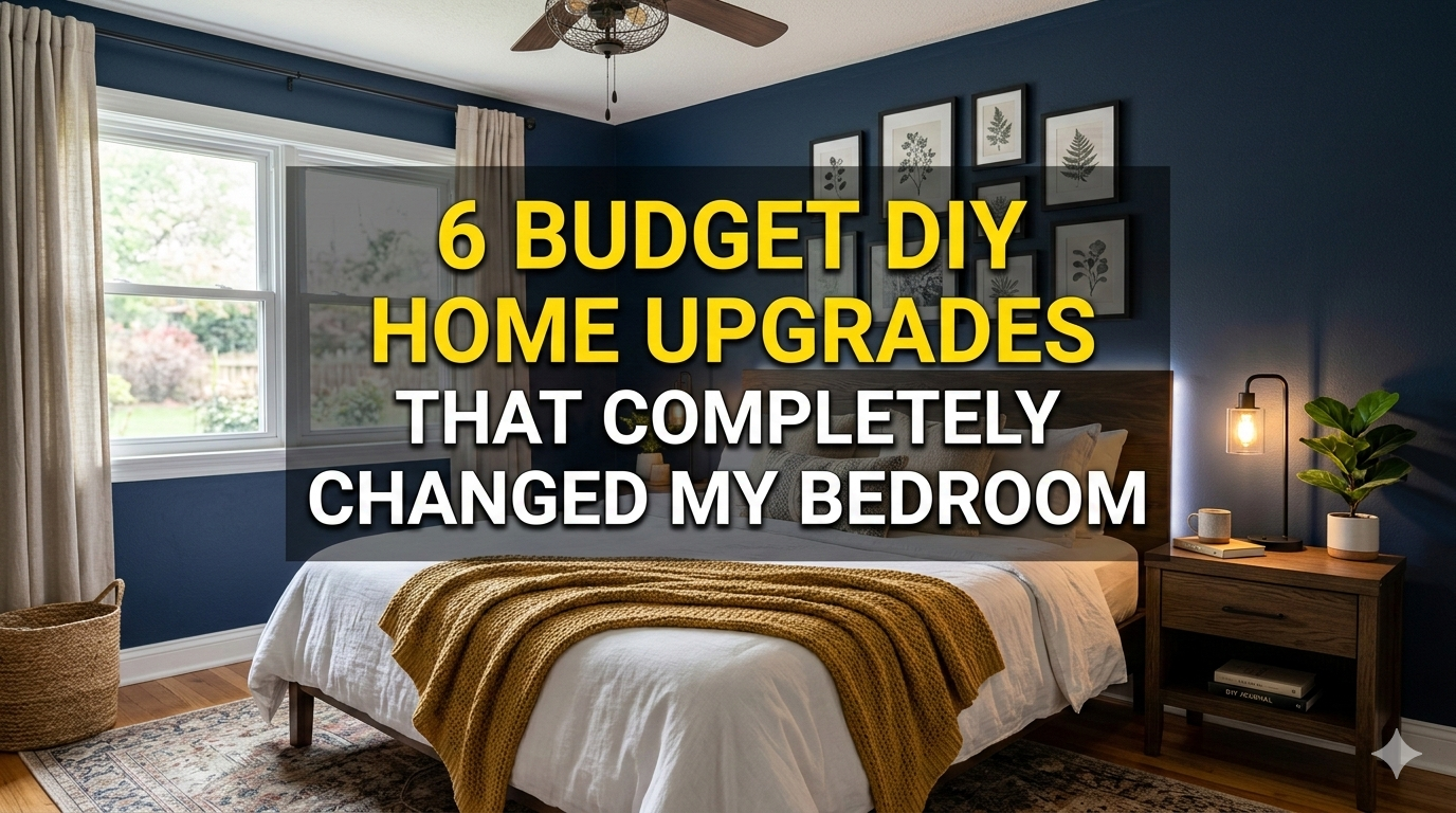 6 Budget DIY Home Upgrades That Completely Changed My Bedroom
