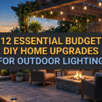 12 Essential Budget DIY Home Upgrades for Outdoor Lighting