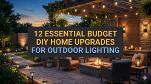12 Essential Budget DIY Home Upgrades for Outdoor Lighting