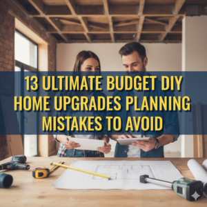 13 Ultimate Budget DIY Home Upgrades Planning Mistakes to Avoid