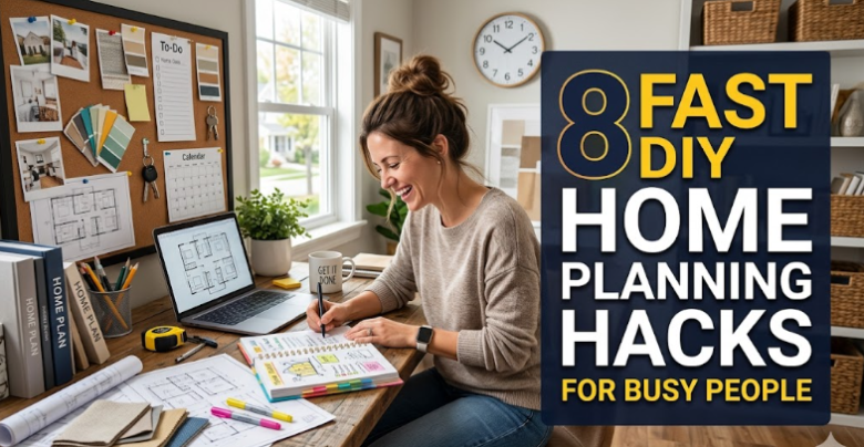 8 Fast DIY Home Planning Hacks for Busy People