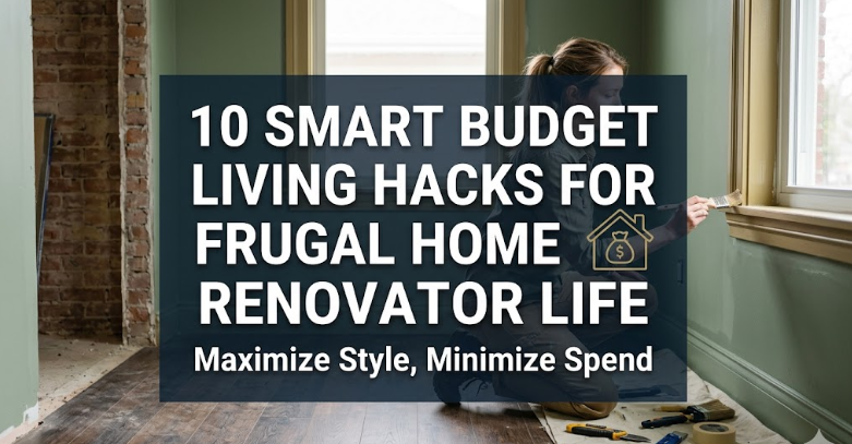 10 Smart Budget Living Hacks for a Frugal Home Renovator Life