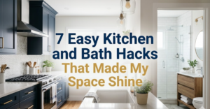 7 Easy Kitchen and Bath Hacks That Made My Space Shine