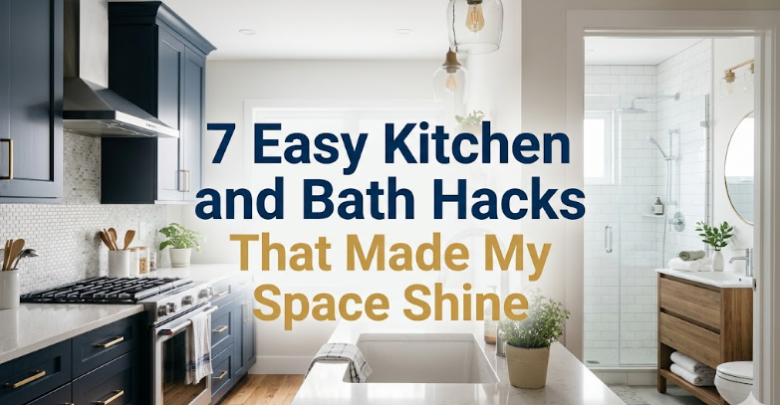 7 Easy Kitchen and Bath Hacks That Made My Space Shine