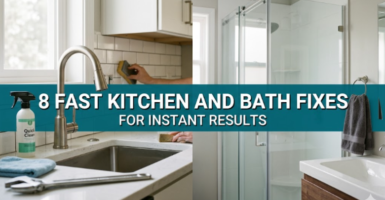 8 Fast Kitchen and Bath Fixes for Instant Results